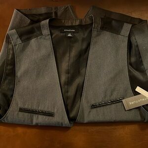 Structure men’s gray and black vest